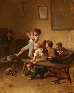 The Classroom by Francois-Louis Lanfant