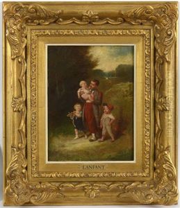 Le Retour Du Pere by Francois-Louis Lanfant