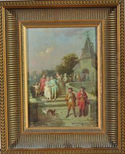 Sortie De La Messe De Mariage