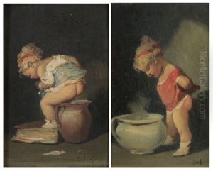 Enfant Au Pot Ou Malice De Bebe (+ Another; 2 Works)