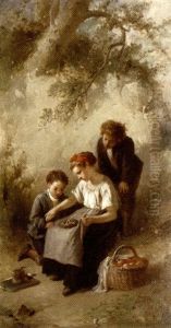 Enfants Aux Nids D'oisillons Enfants Aux Nids D'oisillons