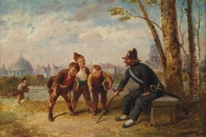 Jeux D'enfants by Francois-Louis Lanfant