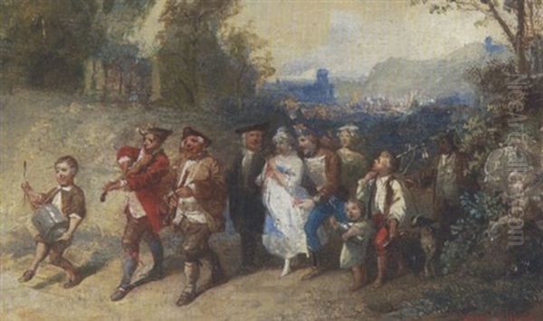 Hochzeitsgesellschaft In Einem Boot - view 1