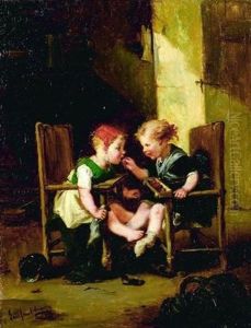 La Petite Collation by Francois-Louis Lanfant