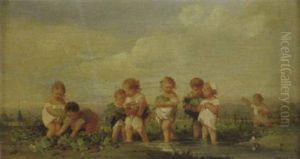 Les Petits Maraichers by Francois-Louis Lanfant
