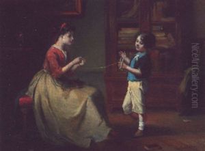 The Little Helper by Francois-Louis Lanfant