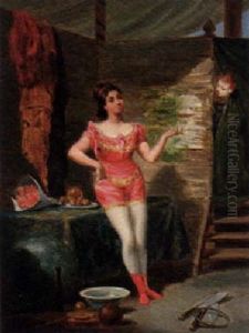 The Two Circus Performers by Francois-Louis Lanfant