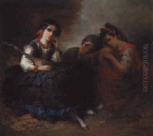 The Young Musicians by Francois-Louis Lanfant