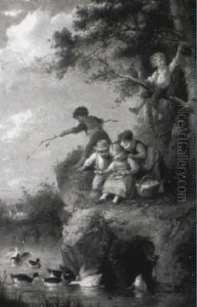 Feeding The Ducks - view 1