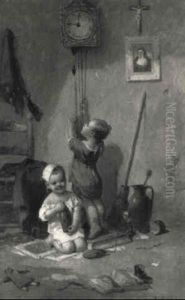 Enfants A L'horloge Enfants A L'horloge
