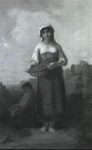 Jeunes Filles by Francois-Louis Lanfant