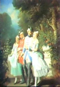 La Permission Galante by Francois-Louis Lanfant