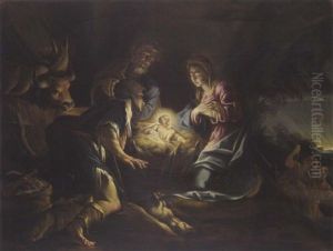 Die Anbetung Der Hirten (l'adorazione Dei Pastori) by Giovanni Lanfranco