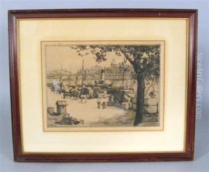 Port Saint Nicolas by Eugene Bejot