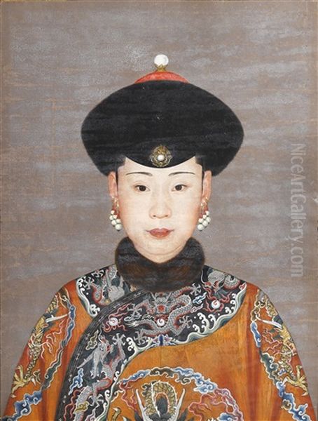 An Imperial Portrait Of Consort Chunhui - view 1