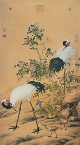 Crane by Lang Shining (Giuseppe Castiglione)