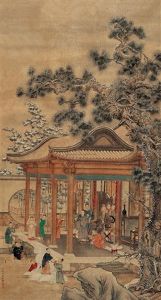 Qianlong Emperor Admiring The Snow Qianlong Emperor Admiring The Snow
