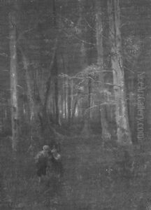 Hansel Und Gretel Im Wald by Albert Lang