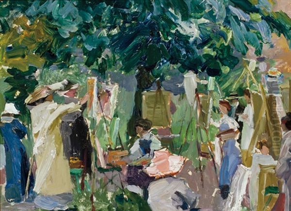 William Merritt Chase's Summer Class, Bruges - view 1