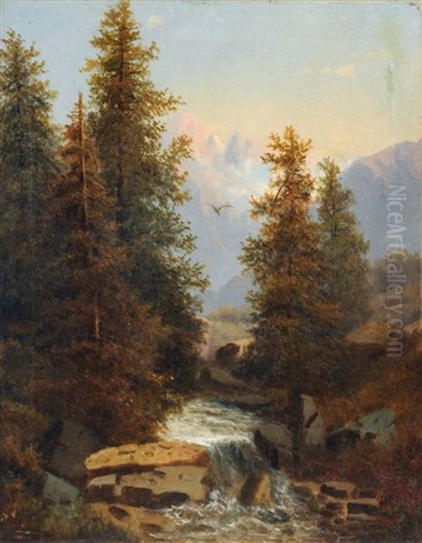 Blick Auf Ein Schweizer Bergmassiv - view 1