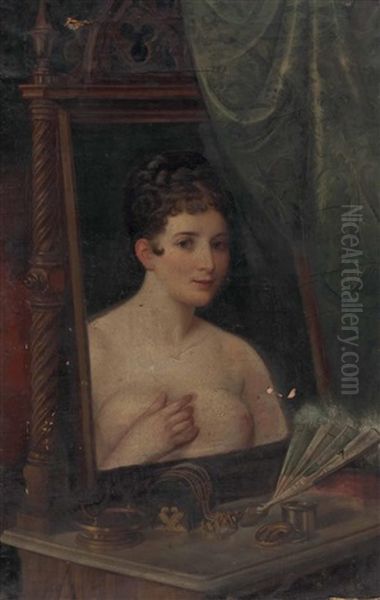 Madchen Bei Der Toilette - view 1