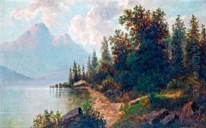 Alpesi Taj Folyoval by August Lang
