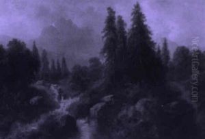 Im Hochgebirge by August Lang