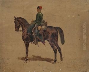 Dusseldorfer Husar by Heinrich Lang