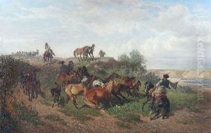 Pferdetreiber In Der Puszta
