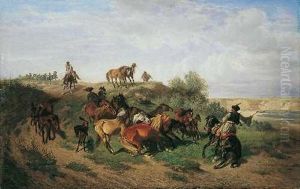 Pustza-reiter by Heinrich Lang