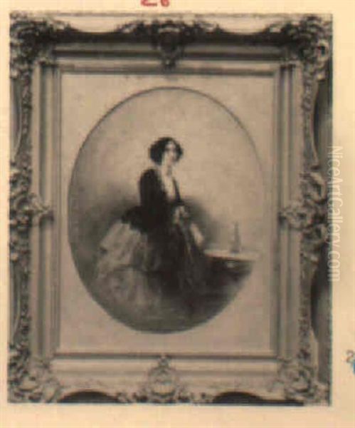 Portrait Of A Lady (the Artist's Wife?) - view 1