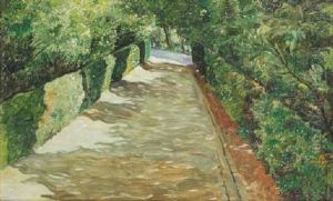 Le Parc Josaphat, Brussels by Maurice Langaskens