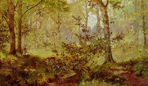 An Idyll Of Spring Near Egham, Surrey by Marmaduke A. Langdale