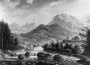 Die Trau Mit Traunstein by Antoni Lange