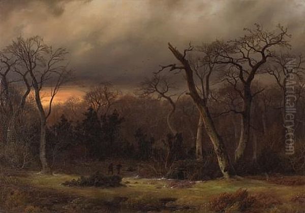 Hunters At Dusk - view 1