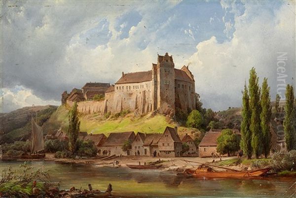 Schloss Wettin A.d. Saale - view 1