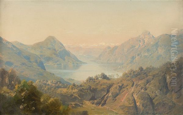 Der Lago D"iseo Bei Brescia - view 1