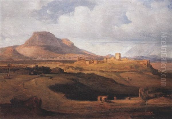 Landschaft An Der Festungsruine Des Akrokorinth - view 1