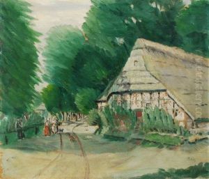 Norddeutsche Dorflandschaft by Otto Lange