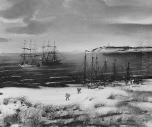 Marine (hiddensee) by Otto Lange