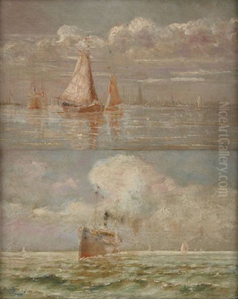 Mer Ensoleillee (+ L'escaut Devant Anvers; 2 Works) - view 1