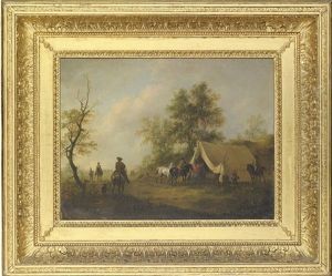 A Cavalry Encampment