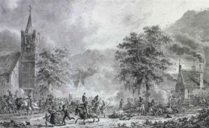 Soldats Investissant Une Ville by Dirk Langendyk