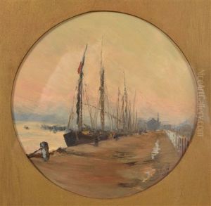 Harbor Wall by Johann Peter Von Langer