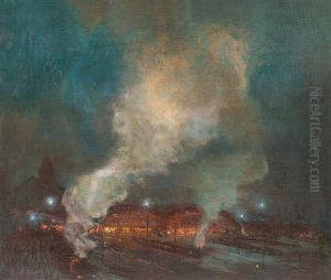 Nadrazi Cisare Frantiska Josefa V Praze (hlavni Nadrazi) by Karel Langer