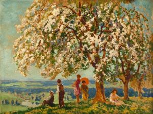 Aussicht Im Fruhling by Karel Langer