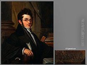 Portrait Eines Jungen Gelehrten