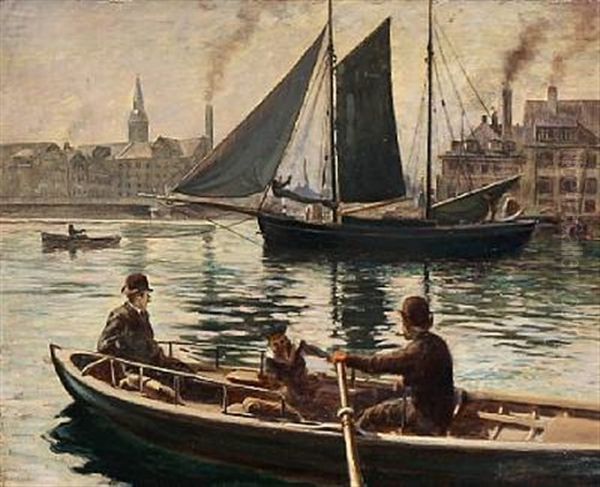Harbour Scape From Copenhagen - view 1