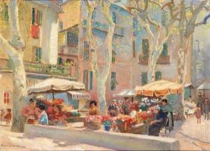 Blomstertorvet I Menton Marts