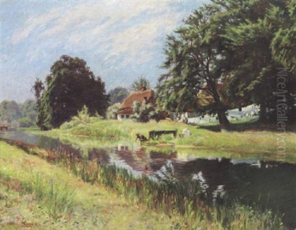 En Sommerdag, Parti Fra Frederiksdal - view 1